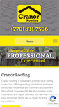 Mobile Screenshot of cranorroofing.com